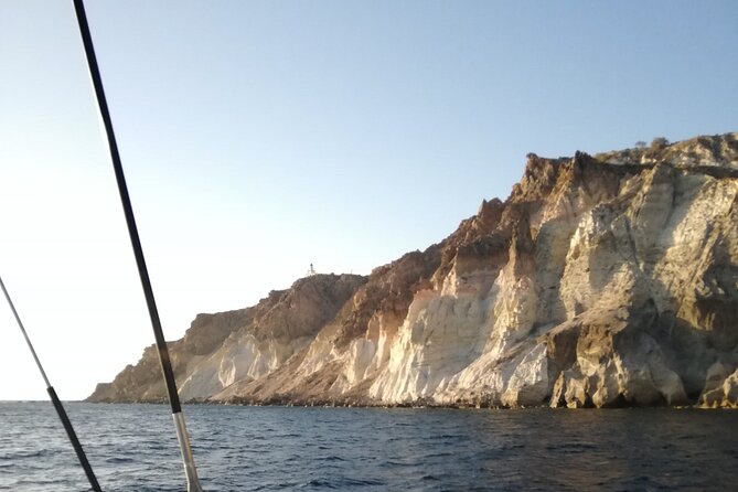 Santorini Catamaran Cruise with Fresh Meal and Open Bar - Palea Kameni and the sulfur hot springs