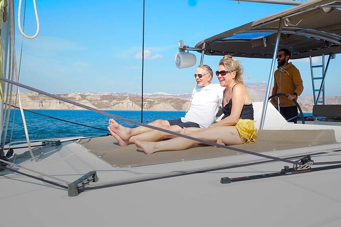 Santorini Catamaran Cruise with Greek Meal, Open-Bar and Sunset - The meal is more than a snack