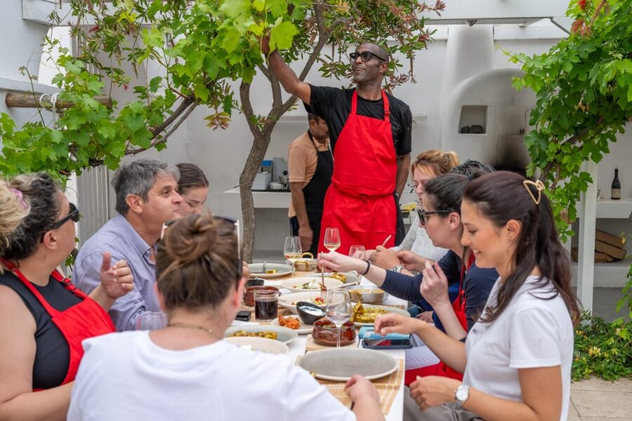 Santorini: Cooking Class with Lunch and Wine Tasting - What the setting is really like