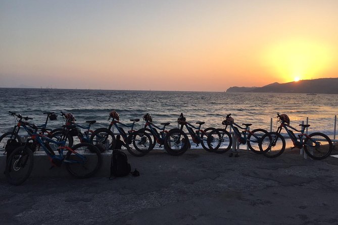 Santorini E-bike Adventures - The Original Bike Tours - Emporio gives the tour its strongest history lesson