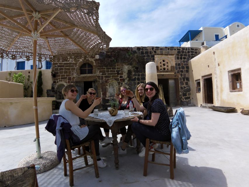 Santorini: Electric Mountain Bike Adventure - The cave chapel and the caldera view