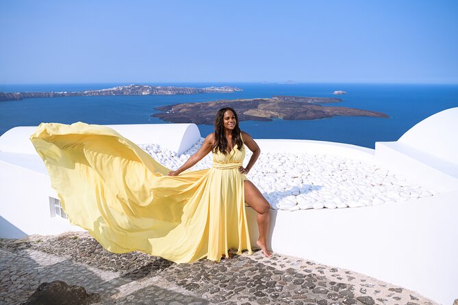 Santorini Flying Dress Photo Session Experience - Who should book this experience