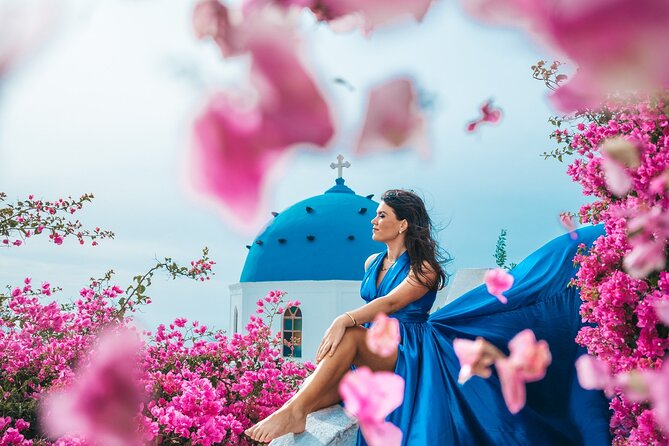 Santorini: Flying Dress Photoshoot - What you receive for $678