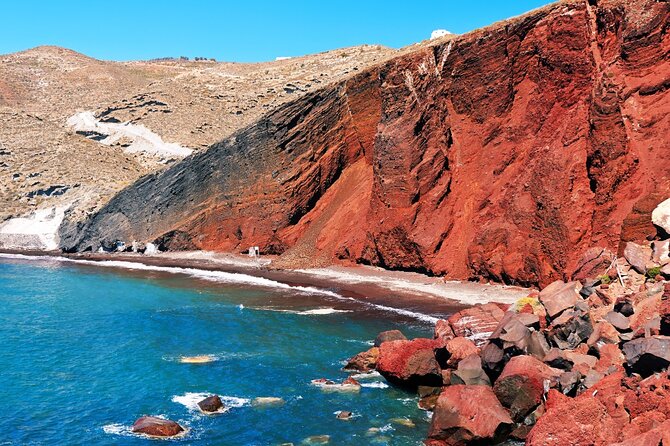 Santorini: Full Island Tour & Sunset with Local Guide & Pick-up - Akrotiri Lighthouse and the open Aegean view