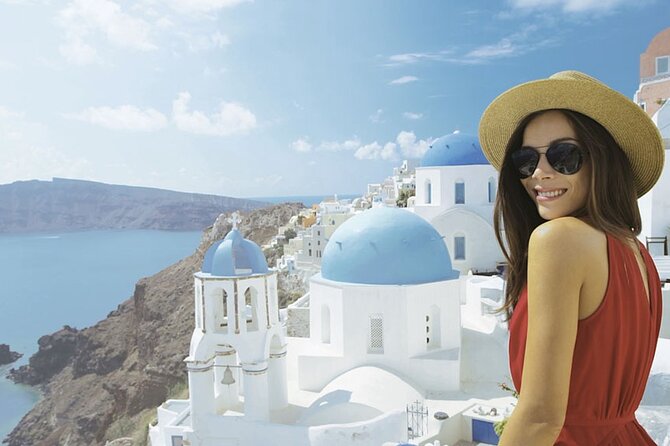 Santorini Highlights: 5-Hour Private Tour with Wine-Tasting - The caldera: Santorini’s defining view