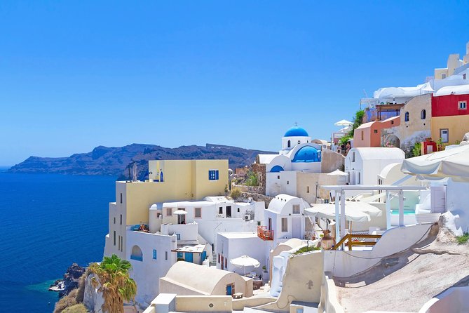 Santorini Highlights: 5-Hour Private Tour with Wine-Tasting - Meeting your guide above the cable car