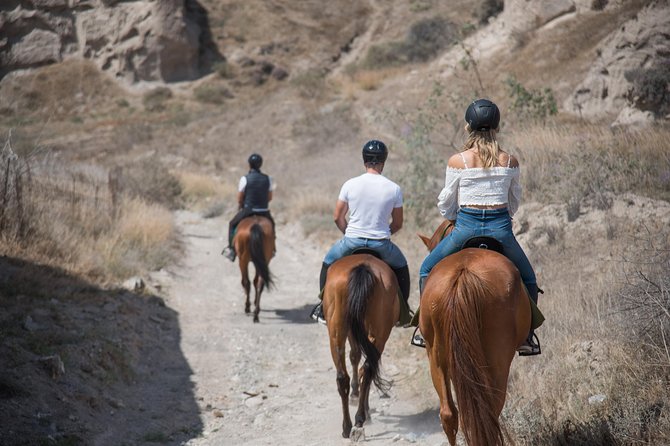 Santorini Horse Riding to Black Sandy Beach - What to wear and bring