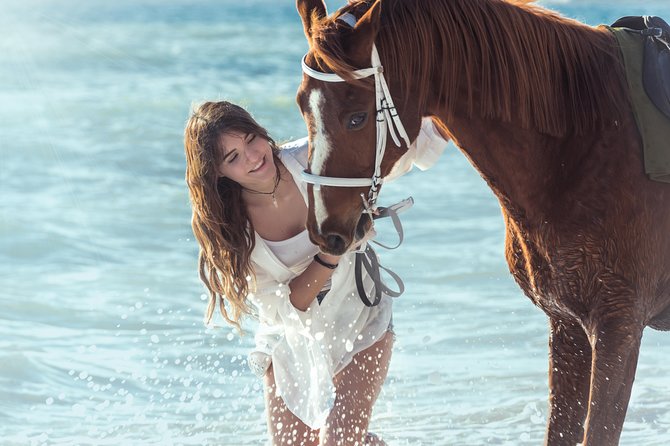 Santorini Horse Riding to Black Sandy Beach - Who will enjoy this most?