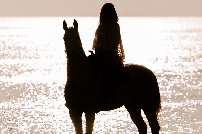 Santorini: Horse Riding to the Black Sandy Beach (Eros beach) - What the ride feels like for a first-time rider
