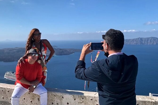 Santorini in 5 hours: Oia, Traditional Villages & Black Beach - Perivolos Beach and the black volcanic sand