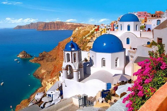Santorini Island Private Custom Tour in Half or Full Day - Red Beach and Perissa’s black volcanic shore