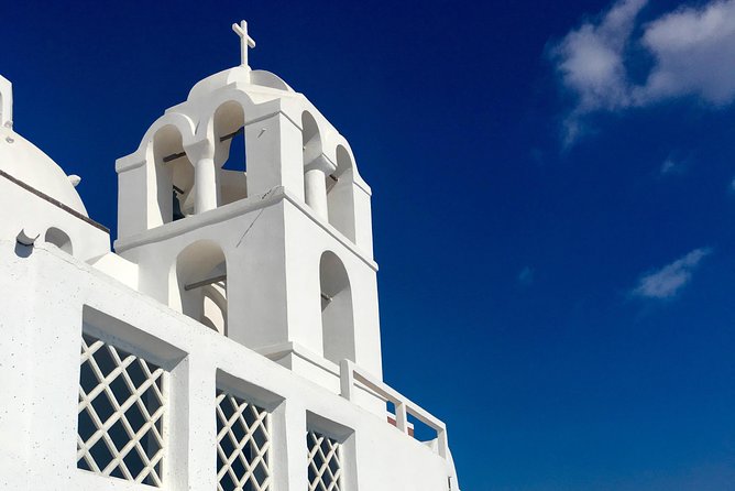 Santorini Luxury Custom Private Tour with Local guide - Perivolos and the black-sand finish
