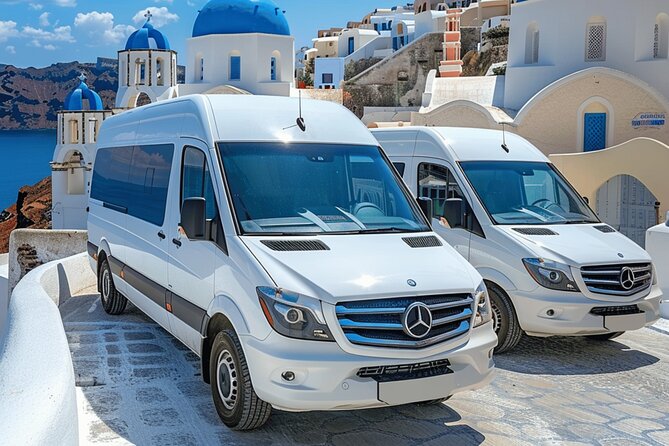 Santorini: Main Port Shared Shuttle - Bus to Hotels or Airport - Key points to know before booking