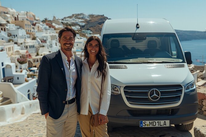 Santorini: Main Port Shared Shuttle - Bus to Hotels or Airport - Getting to hotels in Fira, Oia, and elsewhere
