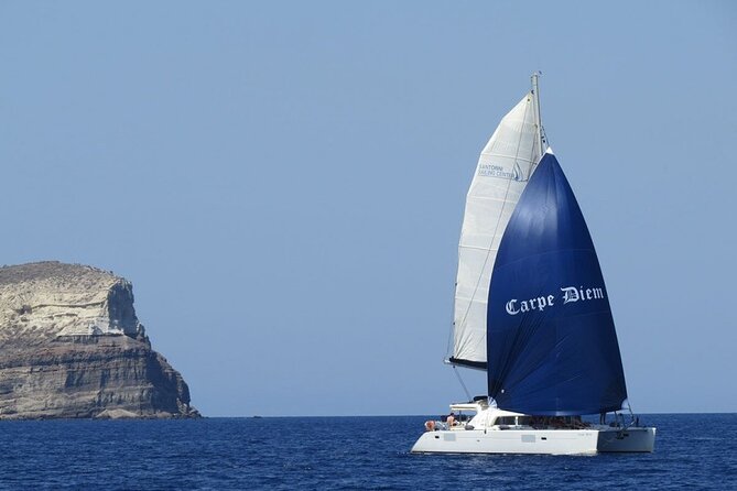 Santorini Oia: Luxury Sunset Cruise with Fresh Fish BBQ & Drinks - Leaving from Imerovigli and heading toward Thirassia