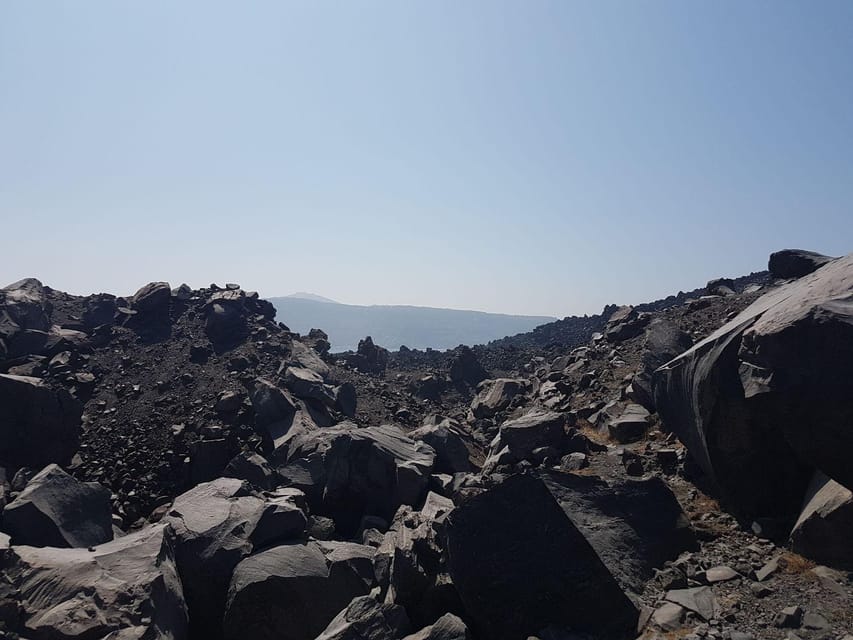 Santorini Port: Cruise to Volcano, Hot Springs & Thirassia - Palea Kameni: a warm swim with a few cautions