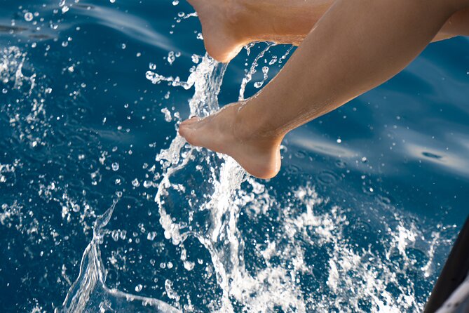 Santorini Private Adventure – Captain Your Own Cruise - Taking the helm at Vlychada