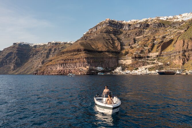 Santorini Private Adventure – Captain Your Own Cruise - A flexible route around Santorini’s coast