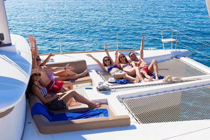 Santorini Private Catamaran Cruise with BBQ, Open Bar & Transfers - The barbecue and open bar