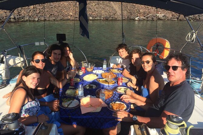 Santorini Private Daytime Sailing Cruise with Meal, Drinks &Transfer included - Crossing the volcanic center of the caldera