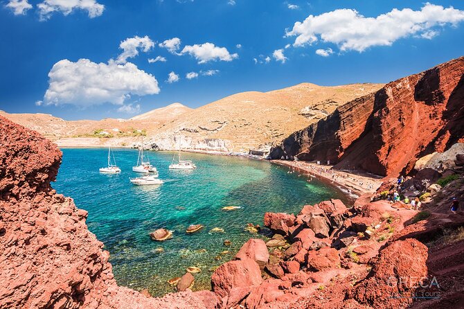 Santorini Private Half-Day Sightseeing Tour - Red Beach and Santorini’s volcanic colors