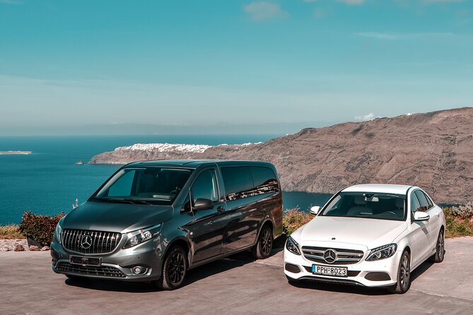Santorini, Private Transfer with Luxury Airconditioned Vehicle - Key points to know before booking