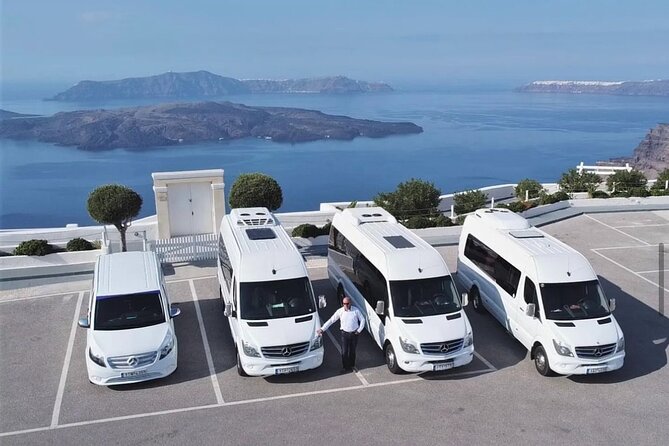 Santorini's Iconic Villages: Oia, Imerovigli & Firostefani - Finikia offers a quieter view toward Oia