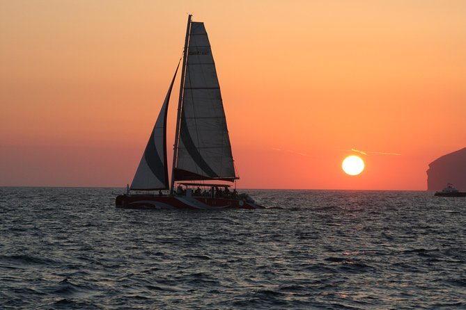 Santorini Sailing Dream Catcher with BBQ Lunch and Drinks - A social catamaran, not a private yacht