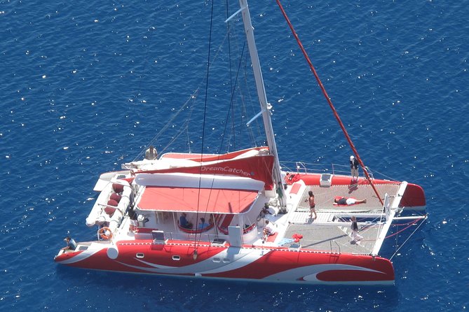 Santorini Sailing Dream Catcher with BBQ Lunch and Drinks - Morning light or sunset return?
