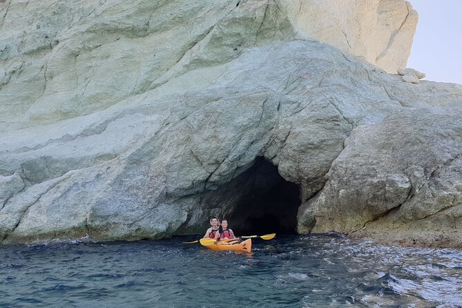 Santorini Sea Kayak - South Discovery, Small Group incl. Sea Caves and picnic - Red Beach and the volcanic south coast