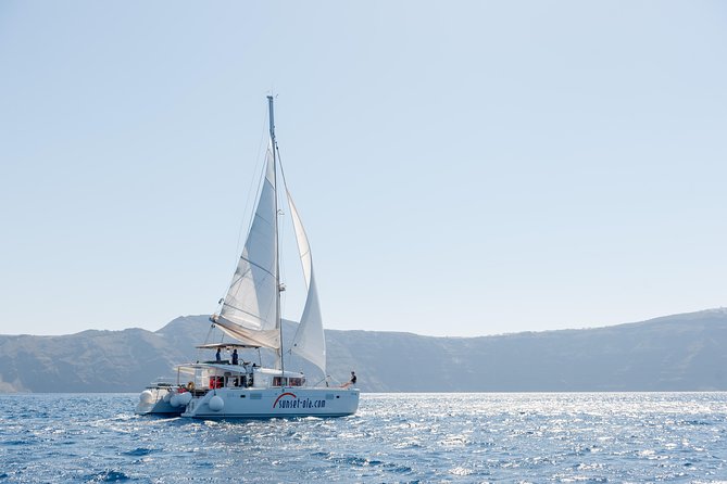 Santorini Small-Group Catamaran Sailing Trip(BBQ,drinks, transfer) - What the crew and atmosphere are like