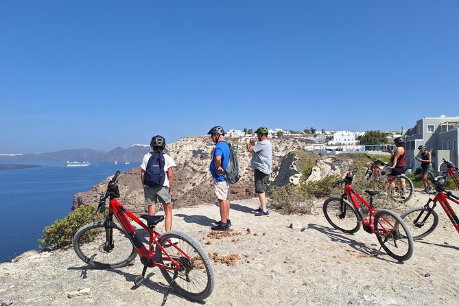 Santorini Small Group Guided E-bike Tour & Local Tomato Museum - Emporio’s medieval castle lanes
