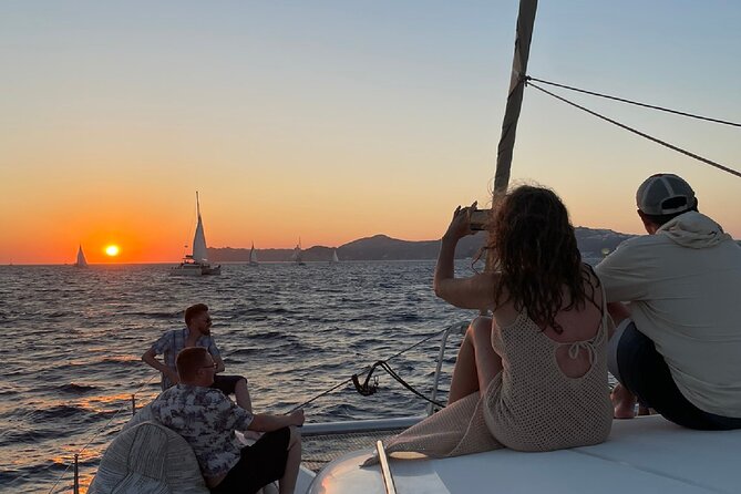 Santorini Sunset Sailing Cruise: Dinner, BBQ, Open Bar, Transfers - Key points to know before booking