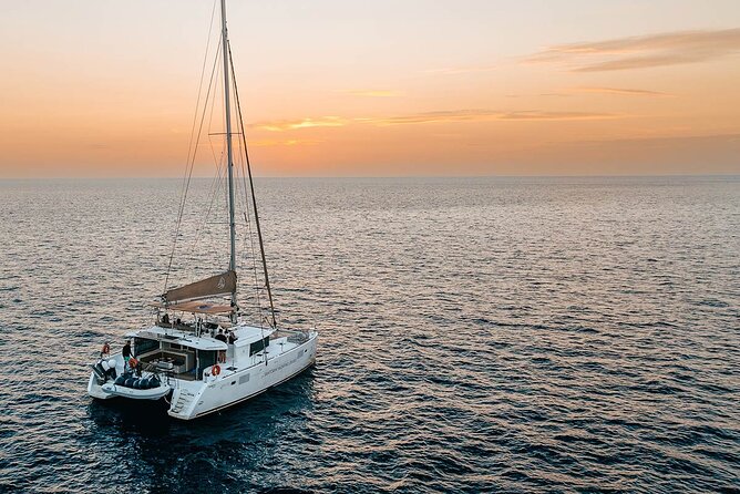 Santorini Sunset Sailing Cruise: Dinner, BBQ, Open Bar, Transfers - The hot springs offer Santorini’s most unusual swim