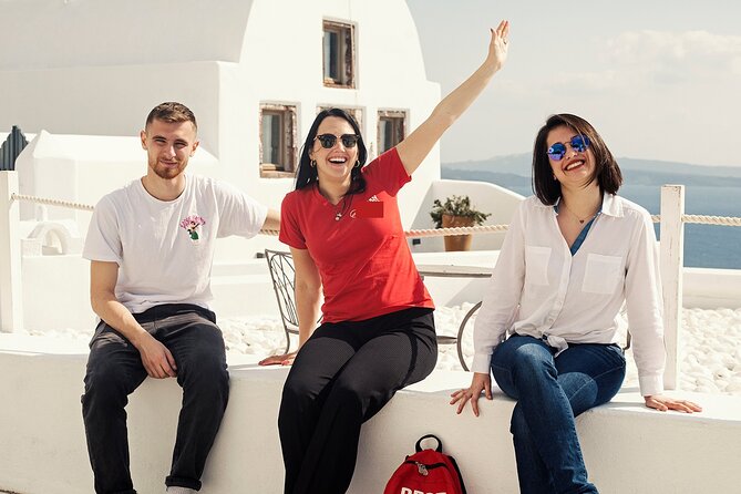 Santorini Sunset Walking Tour inc. tastings and 5 drinks - The Three Bells of Fira and Santorini’s seafood traditions