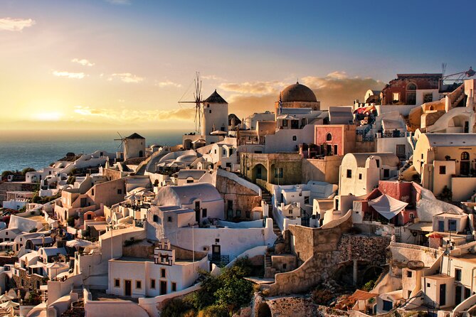 Santorini Sunset Walking Tour inc. tastings and 5 drinks - The sunset is part of the route, not the whole show