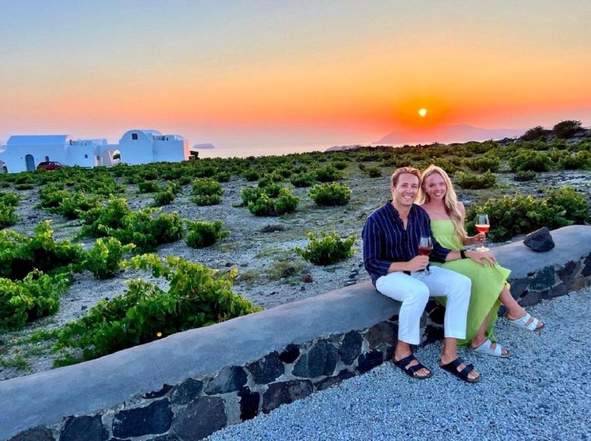 Santorini: Tour of Wineries with Wine Tasting & Food - Cellars, vineyards, and the island behind the bottle