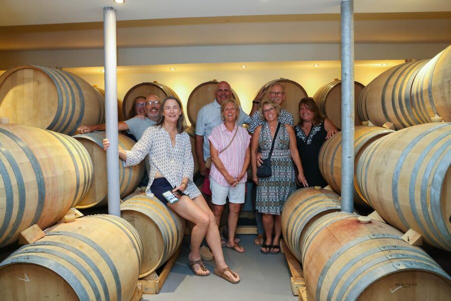Santorini: Tour of Wineries with Wine Tasting & Food - Pickup by minivan keeps the route simple