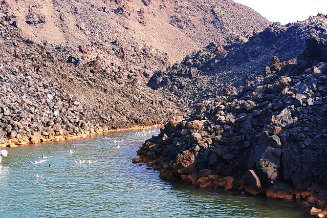 Santorini Volcanic Islands Cruise: Volcano, Hot Springs and Thirassia - Thirassia and the stairs to Manolas
