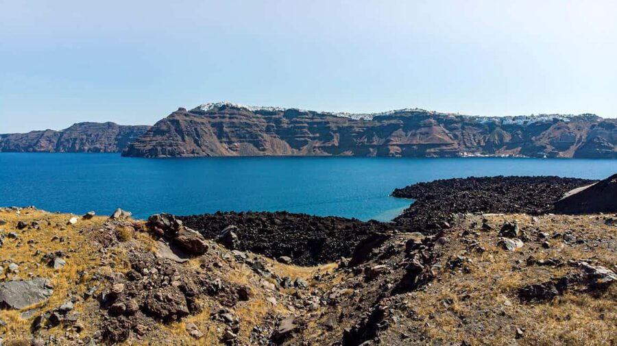 Santorini Volcano, Hot Springs Adventure - Thirassia for lunch and village time