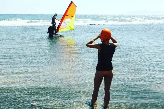 Santorini Windsurfing lessons - Starting at Nemely Windsurf & SUP Center