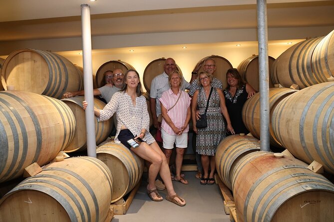 Santorini Wine Stories: Sunset Tour with Tasting & Dinner - Cellars, bottling, and the island’s old vines