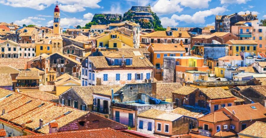 Saranda: Corfu Town and Palaiokastritsa Day Trip with Cruise - Corfu Town, from Spianada to the old fortifications