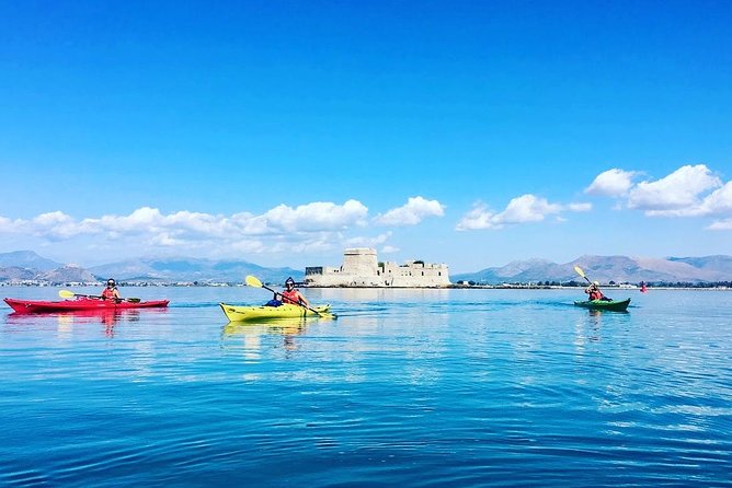 Sea Kayak Nafplio - Medieval Castles Tour - The best pause: swimming, snorkeling, and homemade snacks