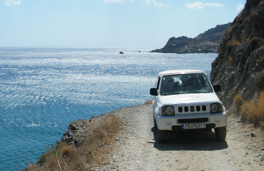 Self-Drive Jeep Safari to South Coast, Palm Beach & Canyons - The south coast, Ligres Beach and Preveli Palm Beach