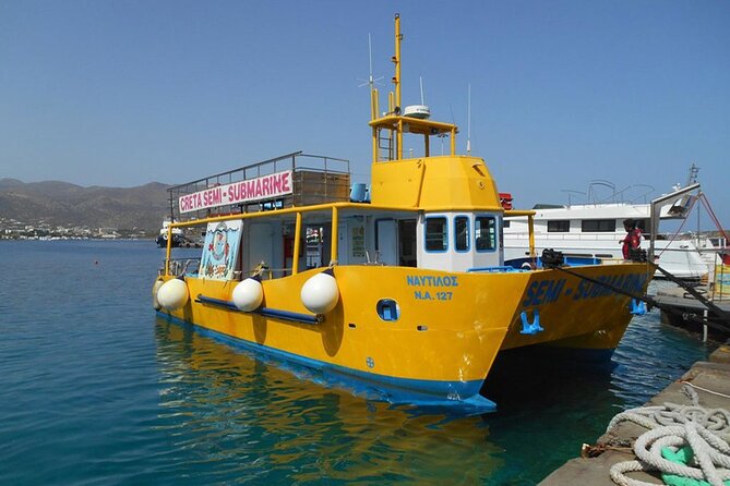 Semi-Submarine Tour from Agios Nikolaos - The 55-minute view beneath Mirabello Bay
