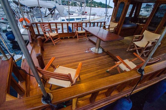 SemiPrivate Trip on 50ft Traditional Wooden Boat with Greek Lunch - Tsougrias Offers One Last Clear-Water Swim