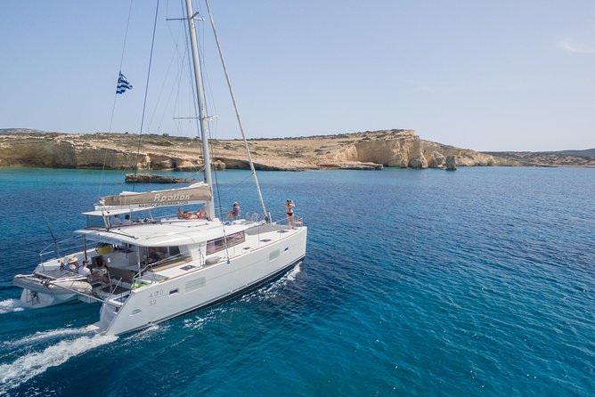 Shared Catamaran All inclusive-Day Cruise to Naxos or Paros - Lunch, drinks, and the value of an all-inclusive day