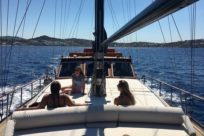 Shared Mykonos Sail Cruise to Delos and Rhenia Islands - Boarding at Agios Ioannis Diakoftis