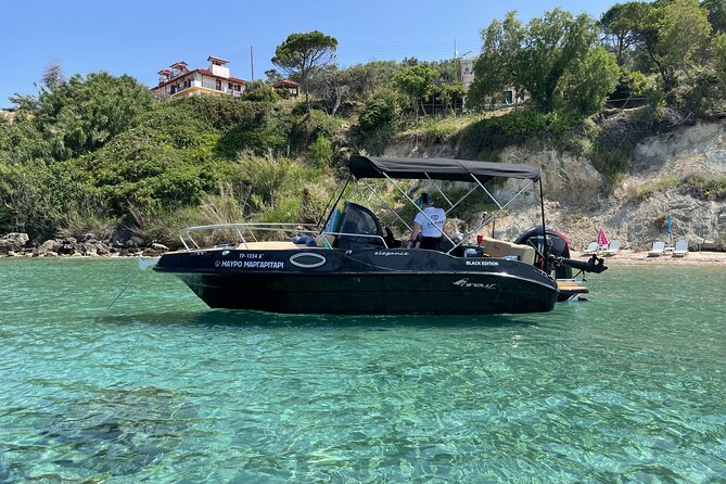 Shipwreck and Blue Caves - Private Speedboat Tour (up to 6 pax) - Xygia Beach and the option to stop for sulfur water